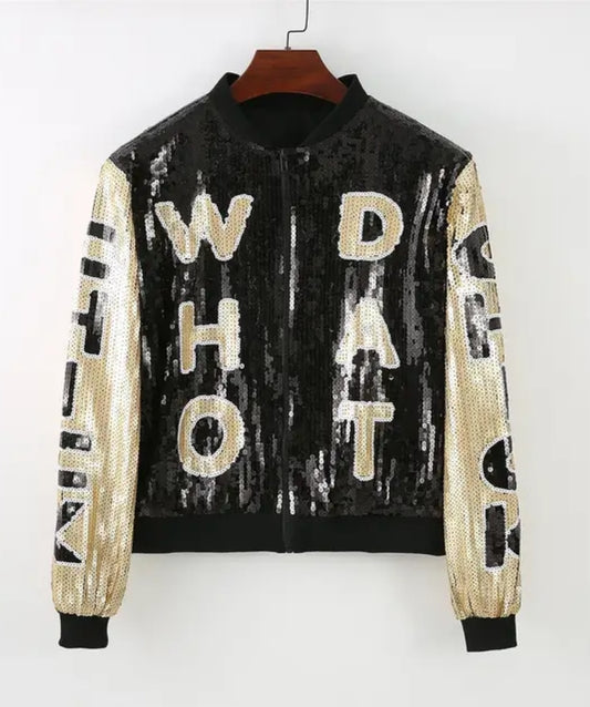 Who Dat Chic! Sequin Jacket