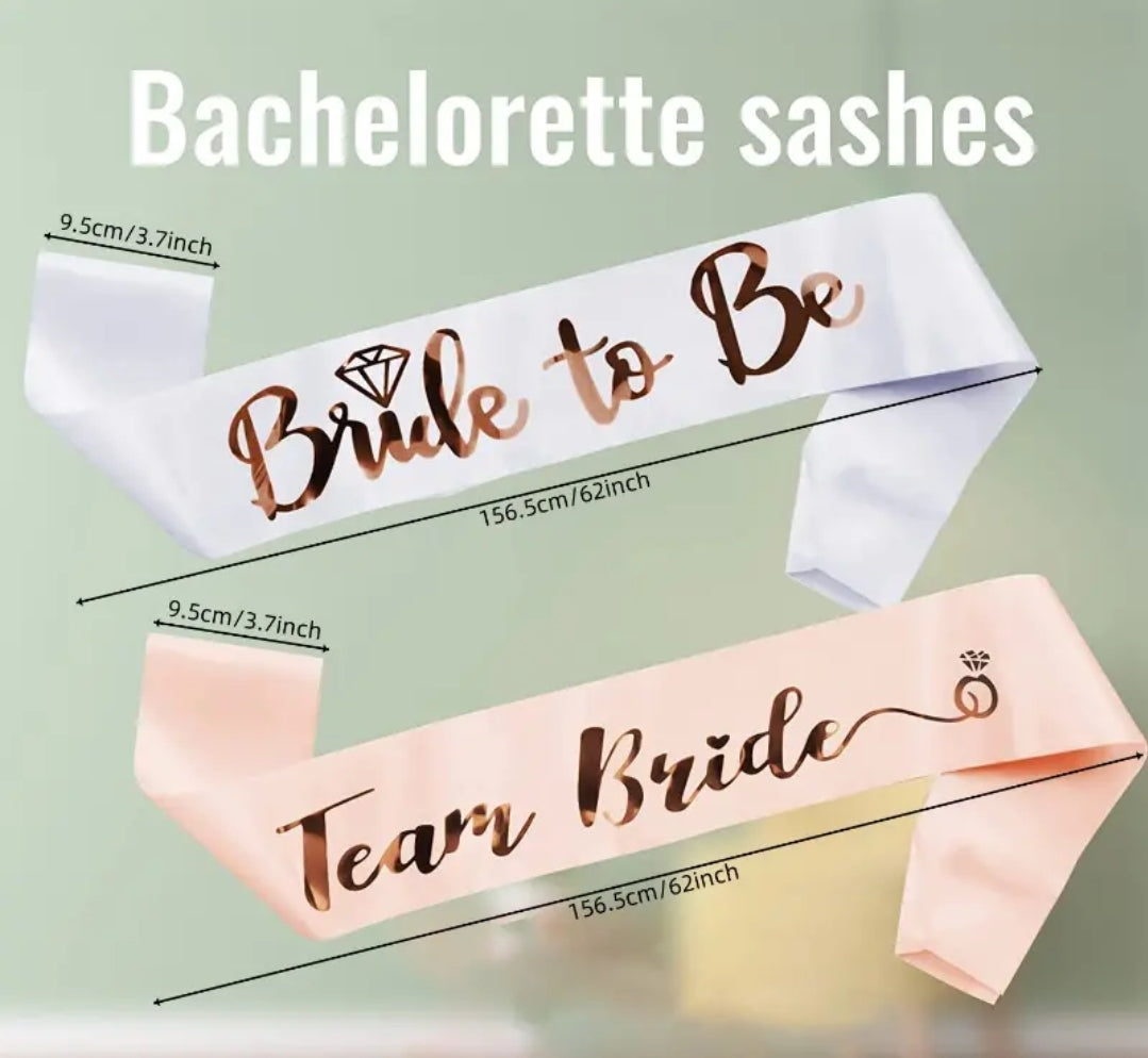 Bridal Bachelorette SashesRG