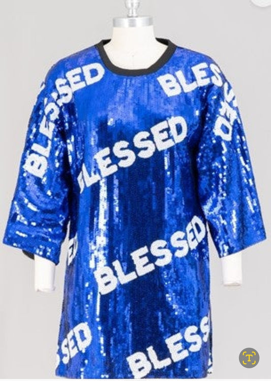 2 Blessed Sequin Jersey