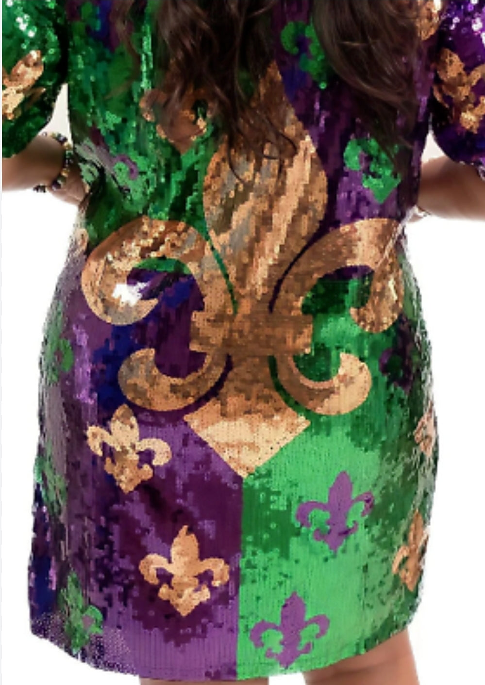 Mardi Gras Sequin Jersey