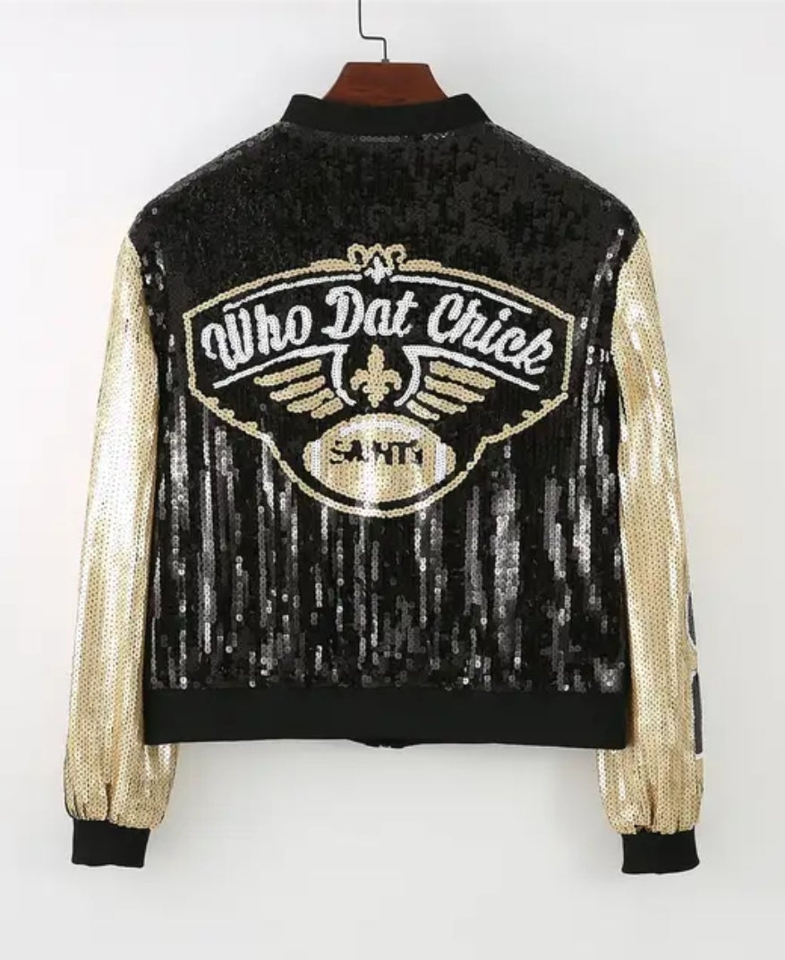 Who Dat Chic! Sequin Jacket