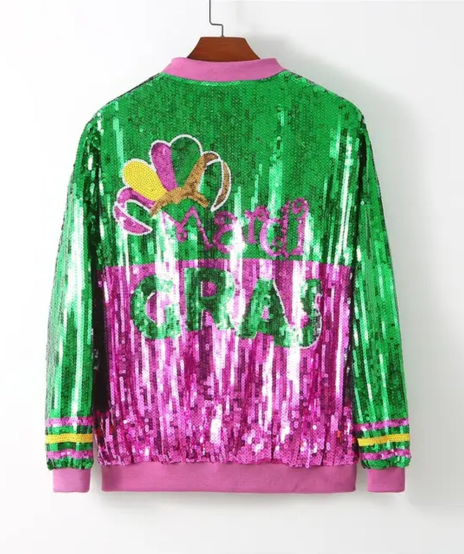 Mardi Gras Sequin Jacket