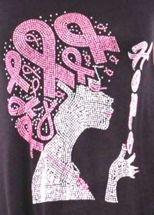 2 Diva Pink Ribbon Fro