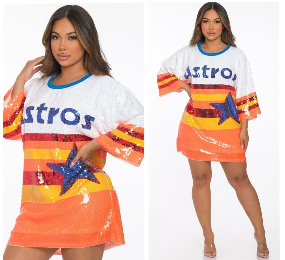Astro's Sequin Jersey – Diva Designs By Jennifer