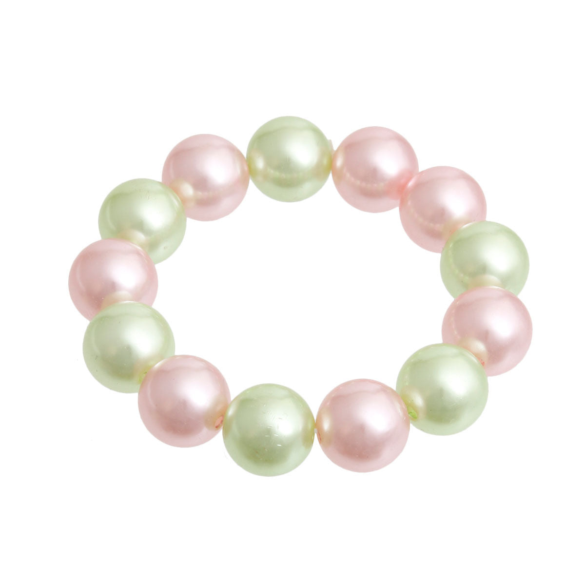 Pink Green Bubble Gum Pearl AKA Bracelet