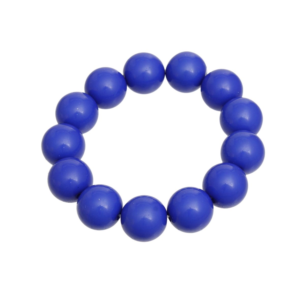Bracelet Royal Blue Ball Bead Stretch for Women