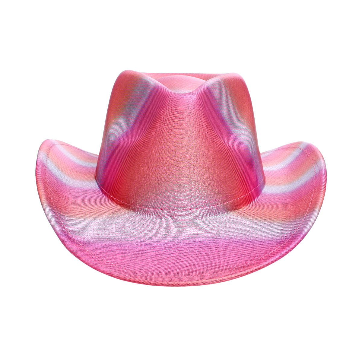 Cowboy Hat Iridescent Fuchsia Fashion Hat