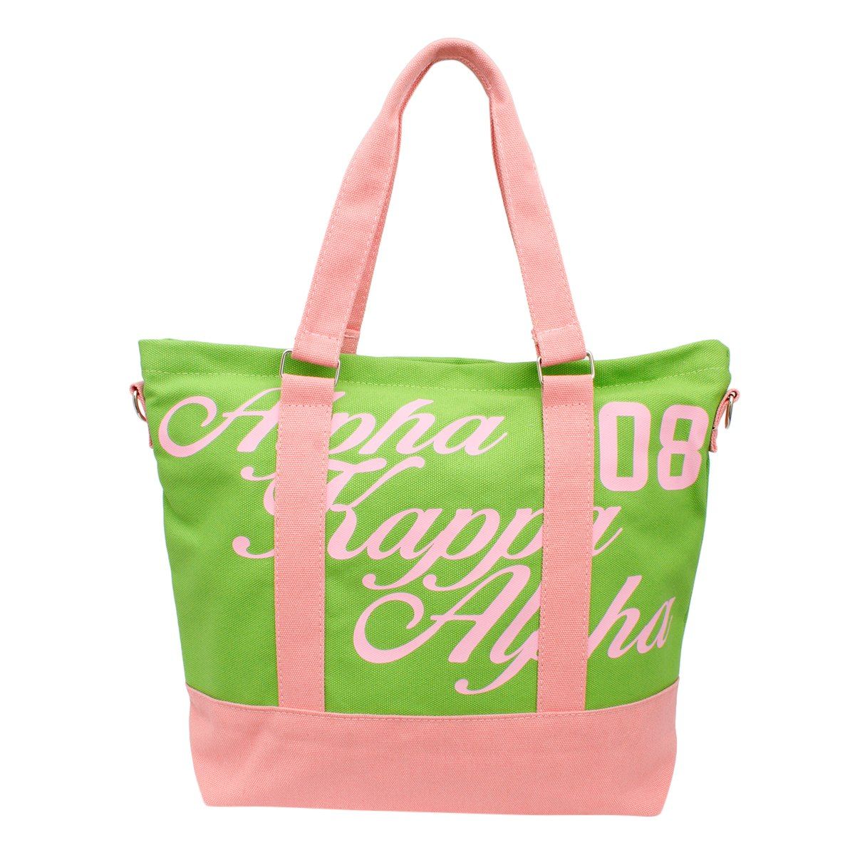 AKA Sorority Thick Canvas Embroidered Tote Bag