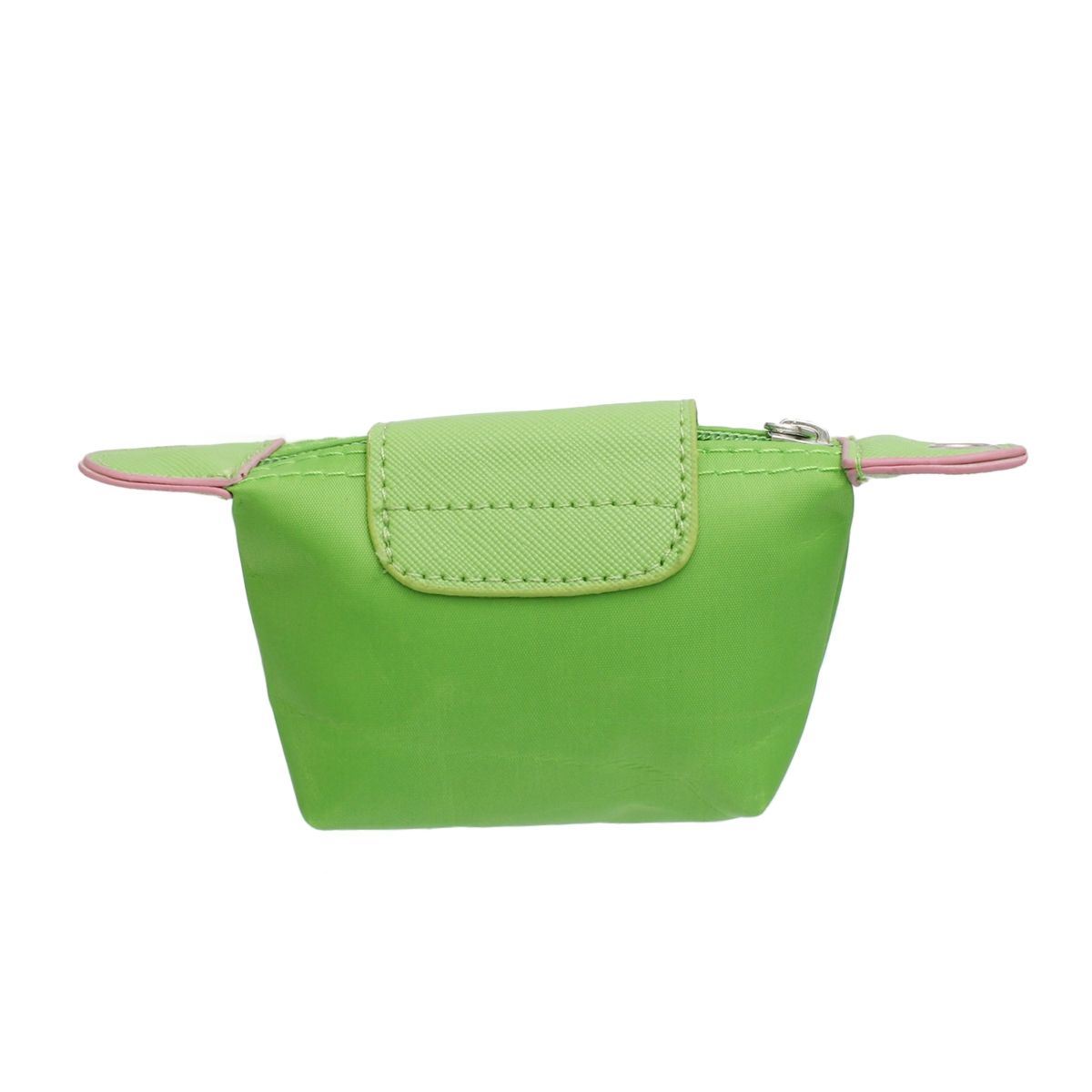 AKA Sorority Green Nylon Wristlet Strap Mini Pouch