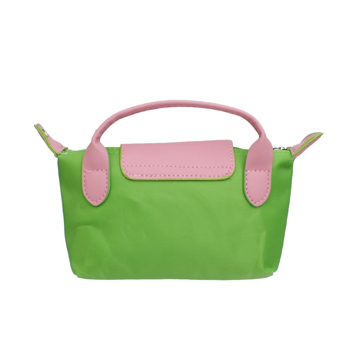 AKA Sorority Green Nylon Mini Pouch Handle Strap