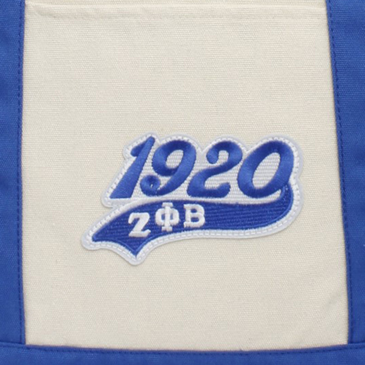 ZPB Sorority Large Canvas Tote Bag Reusable Merch