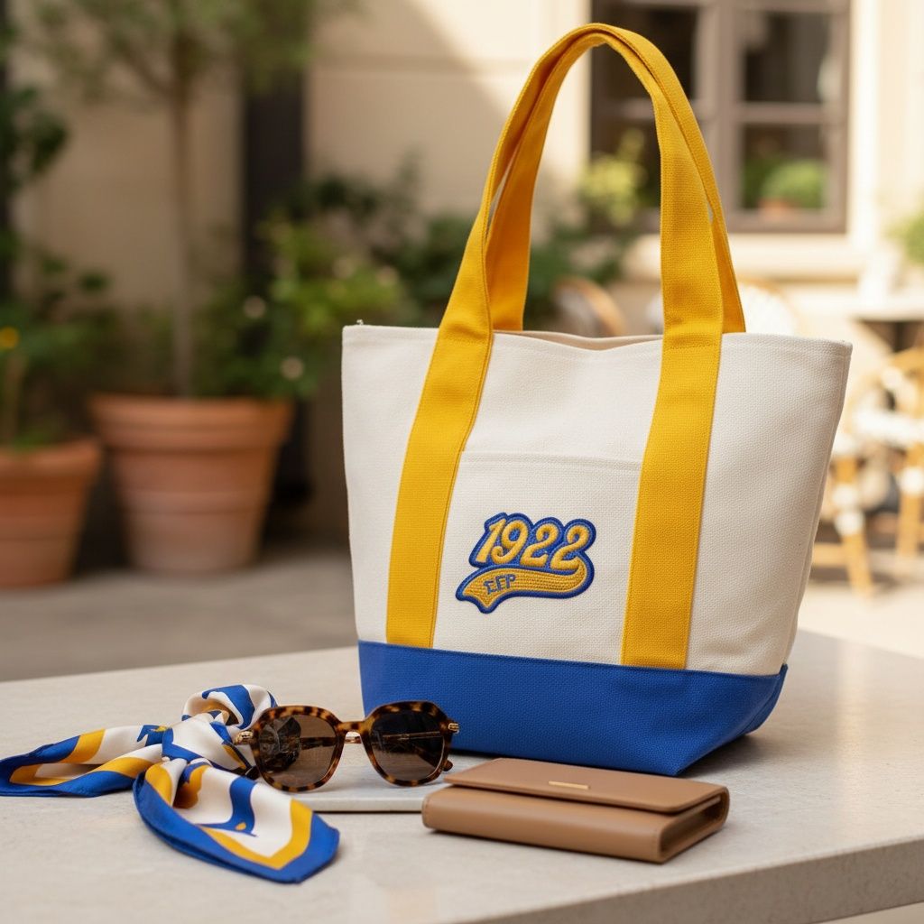 SGRHO Mini Canvas Tote Bag 1922 Embroidered Merch