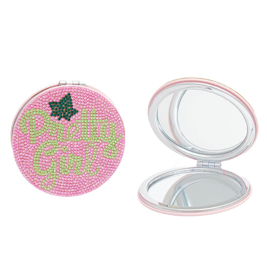 AKA Sorority Pink Pretty Girl Mirror Compact