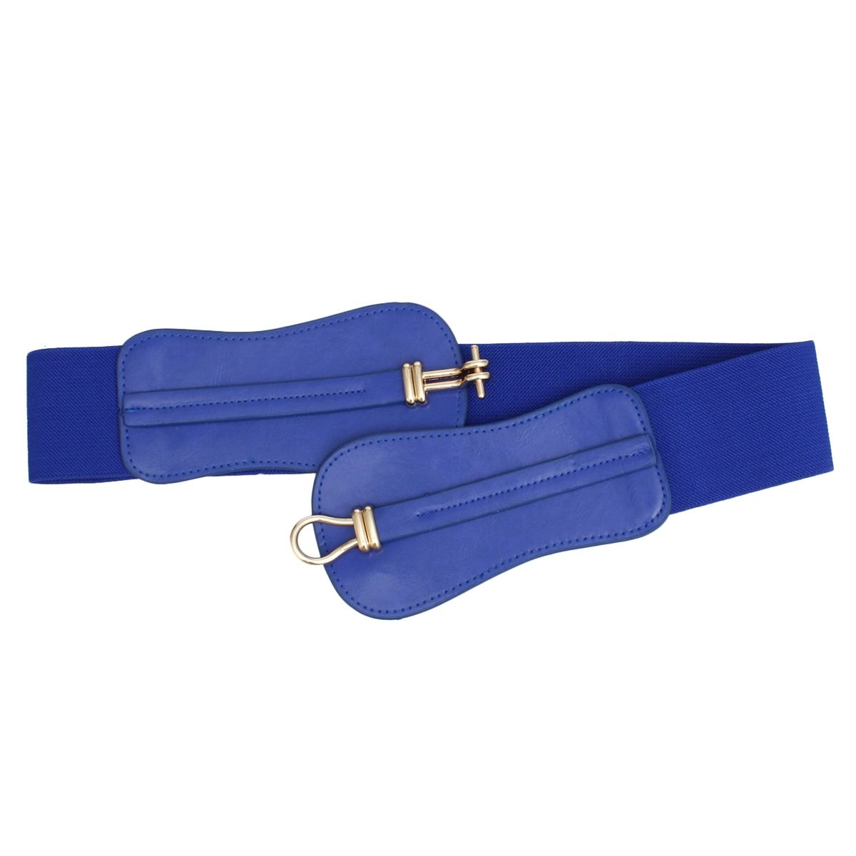 Belt ColorPop Blue Cinch Toggle Stretch Belt