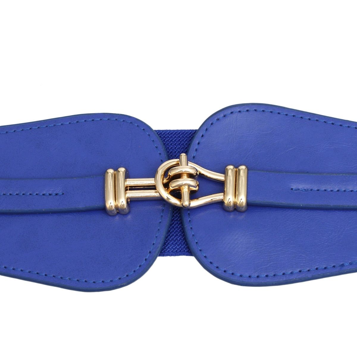 Belt ColorPop Blue Cinch Toggle Stretch Belt