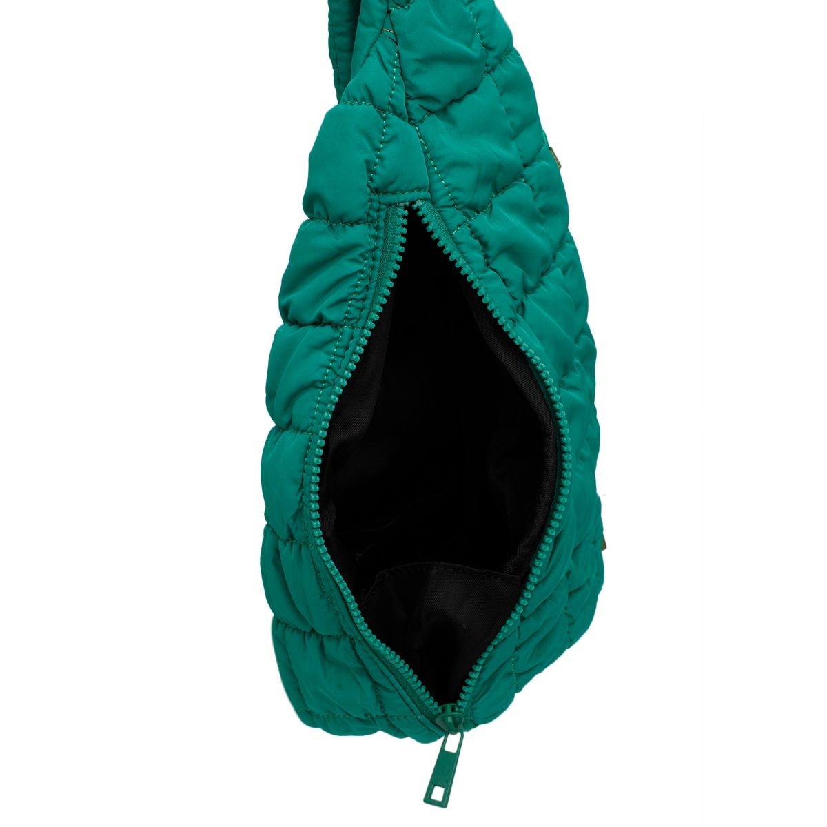AKA Green Quilted Sling Crossbody Bag for Women