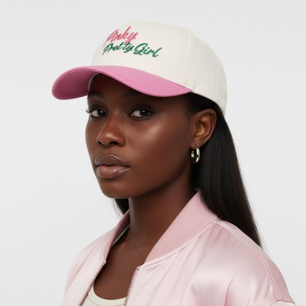 Pinky Pretty Girl Sorority Baseball Cap