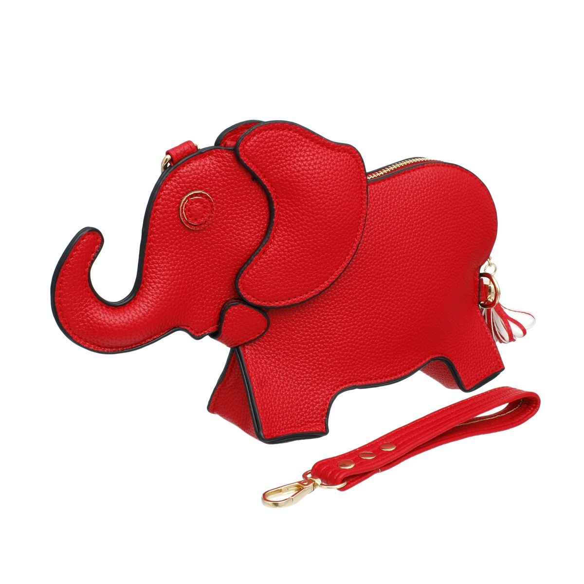 Bag Red Elephant Crossbody Clutch for Women DST