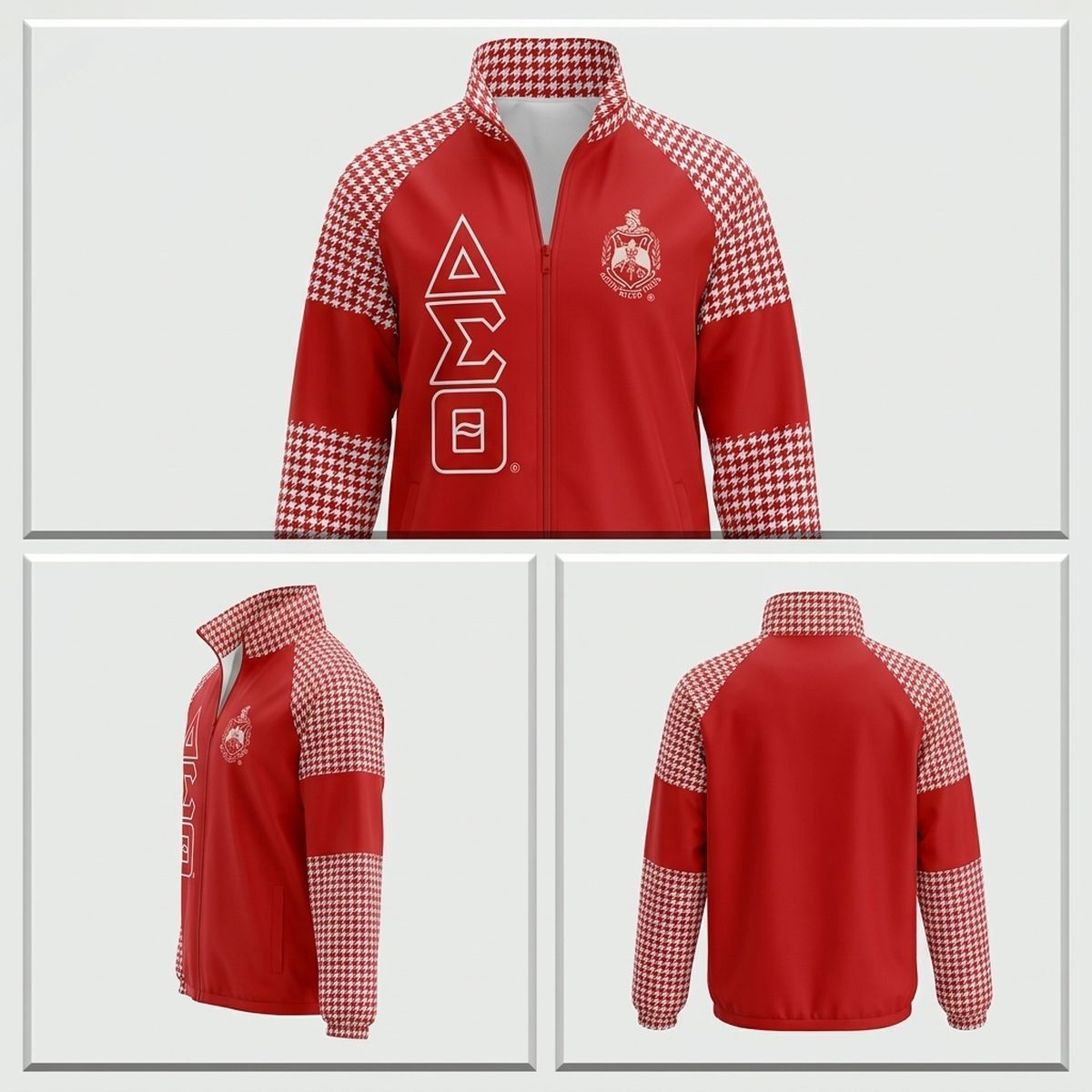 DST Greek Apparel 3XL Red Windbreaker Jacket