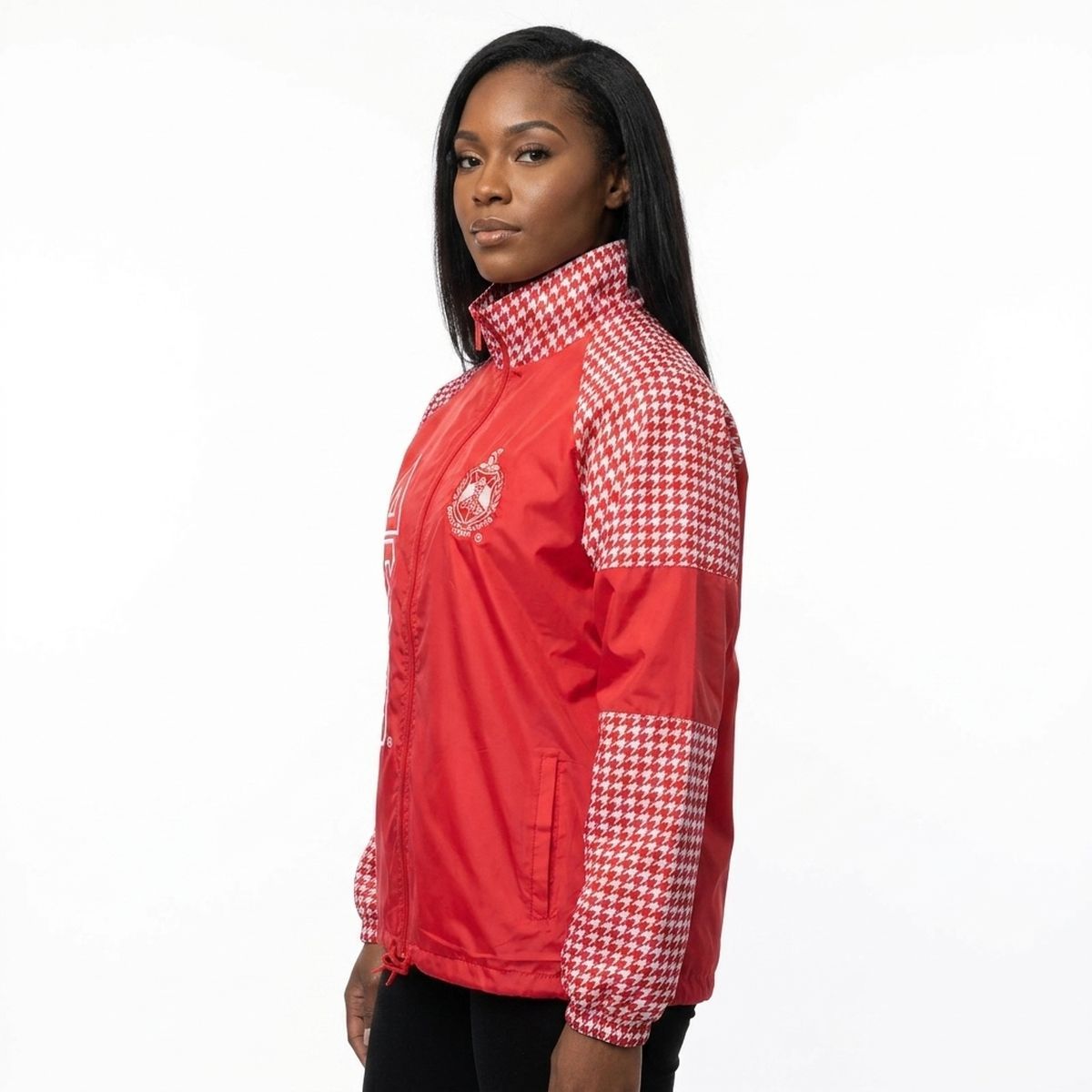 DST Greek Apparel 5XL Red Windbreaker Jacket