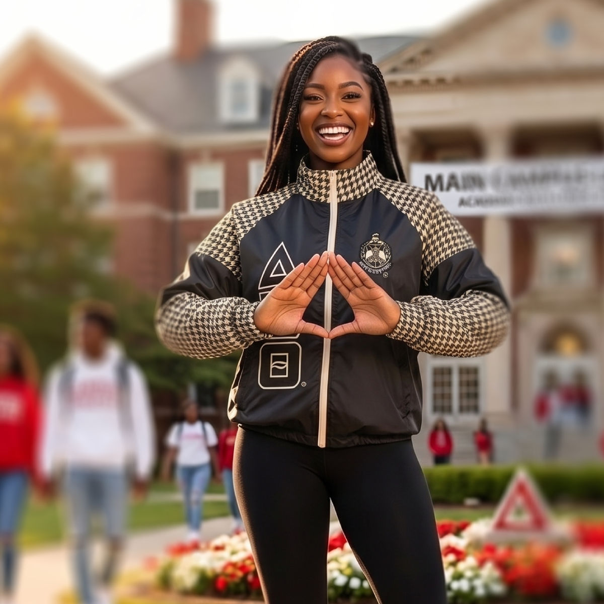 DST Greek Apparel 3XL Black Windbreaker Jacket