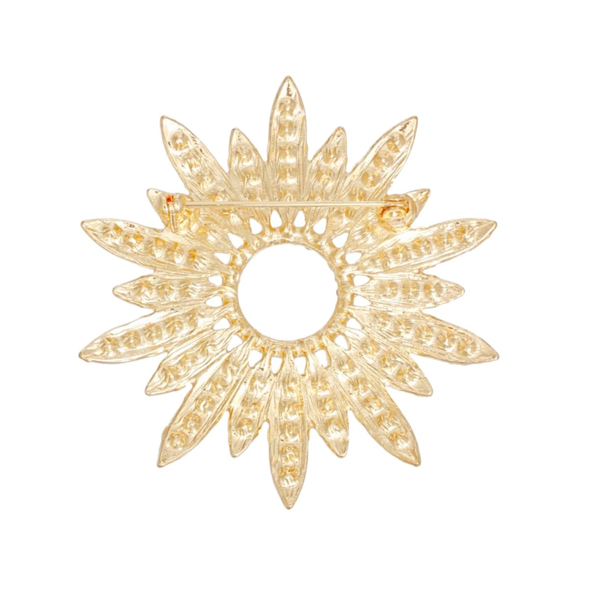 Brooch Celestial Star Gold Pin for Women