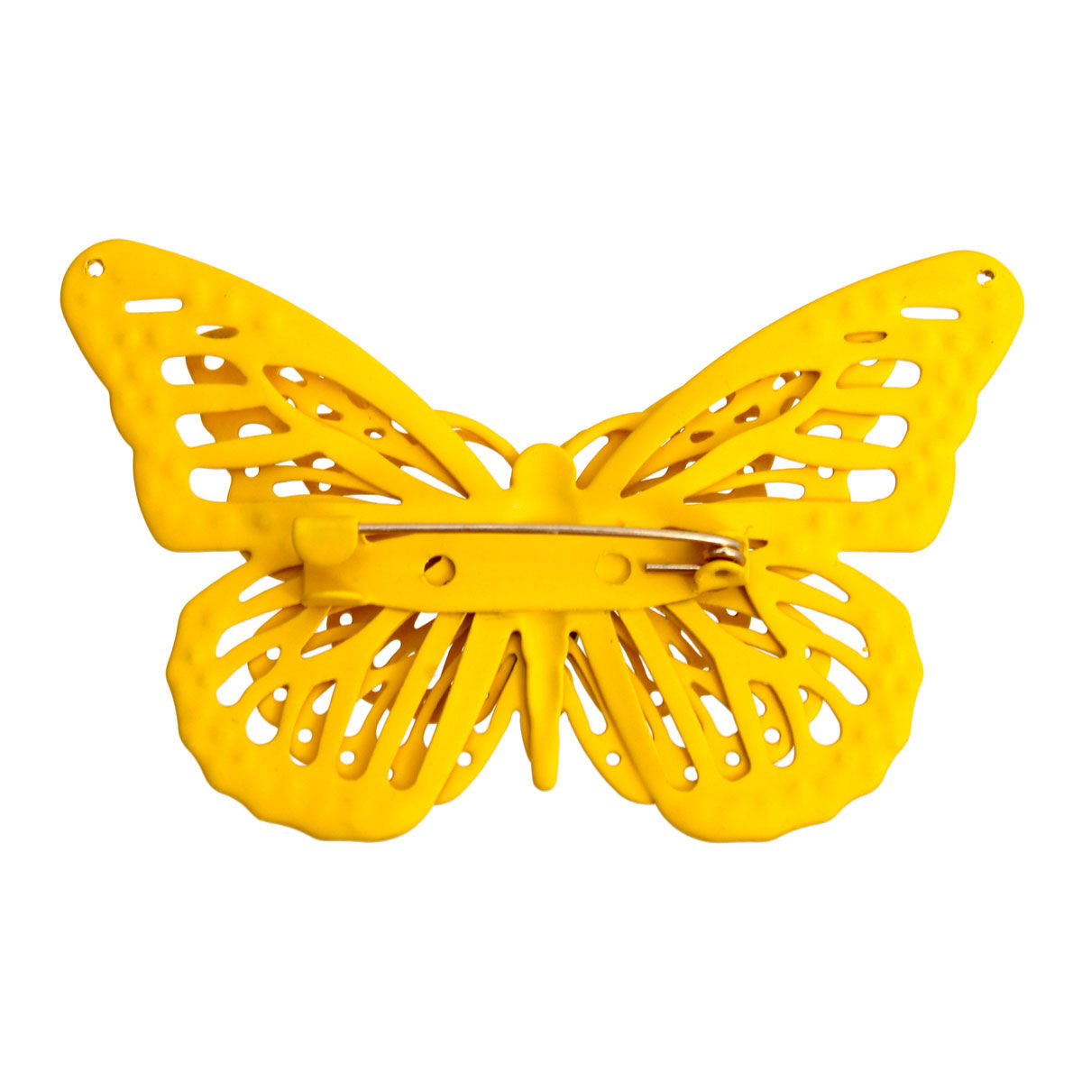 Yellow 3D Butterfly Brooch