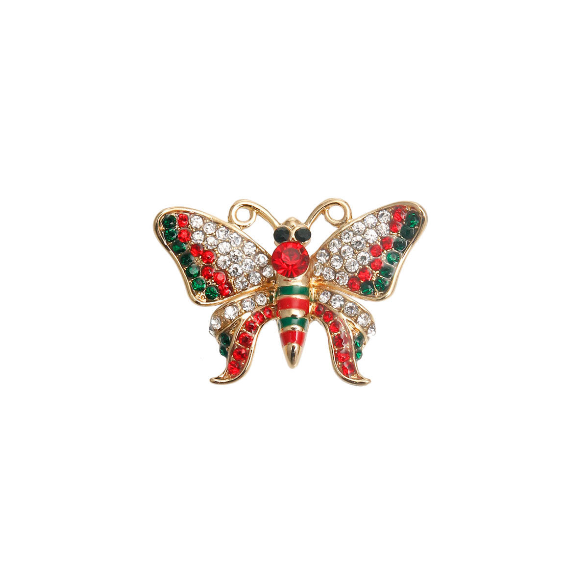 Flutter Fabulous: Rhinestone Butterfly Brooch