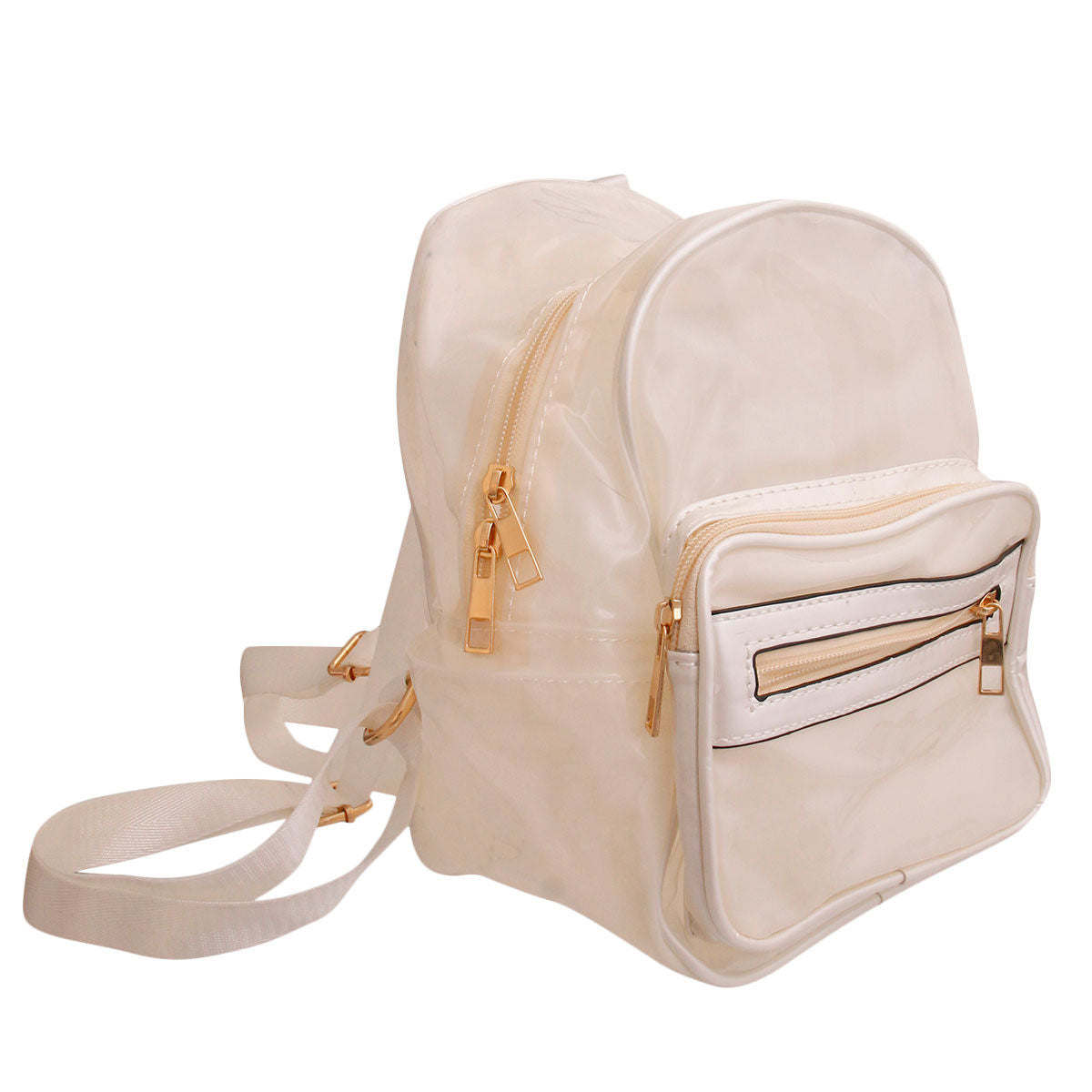 WhiteTransparent Backpack