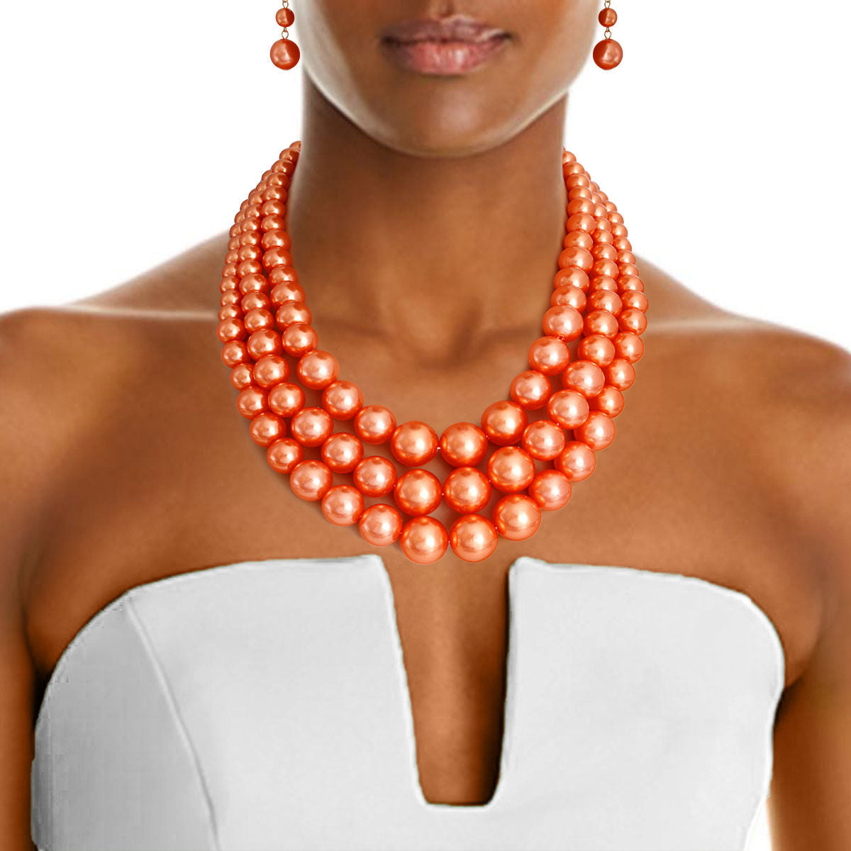 Orange Pearl 3 Layer Set