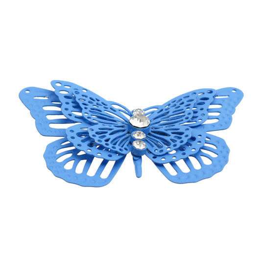 Blue 3D Butterfly Brooch