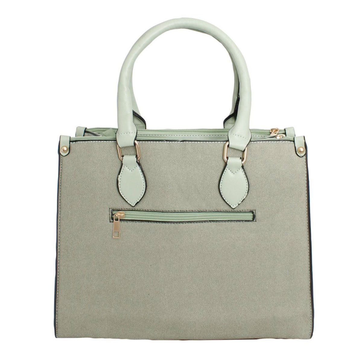 Purse Green Pebble Grain Satchel Handbag for Women