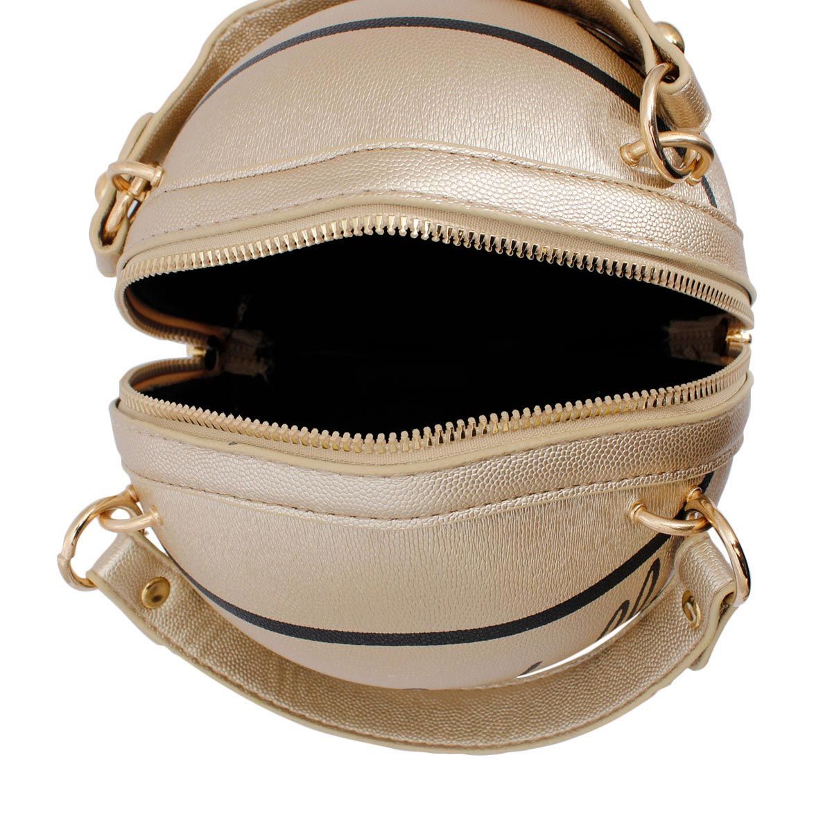 Clutch Gold Basketball Bag for Women