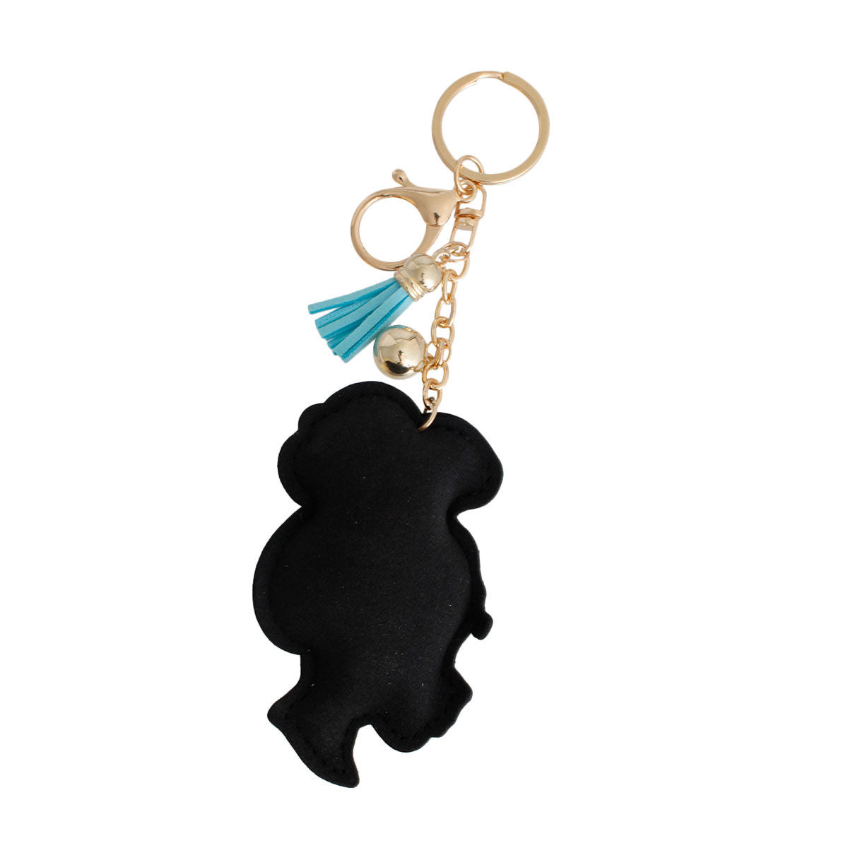 Aqua Turban Woman Keychain