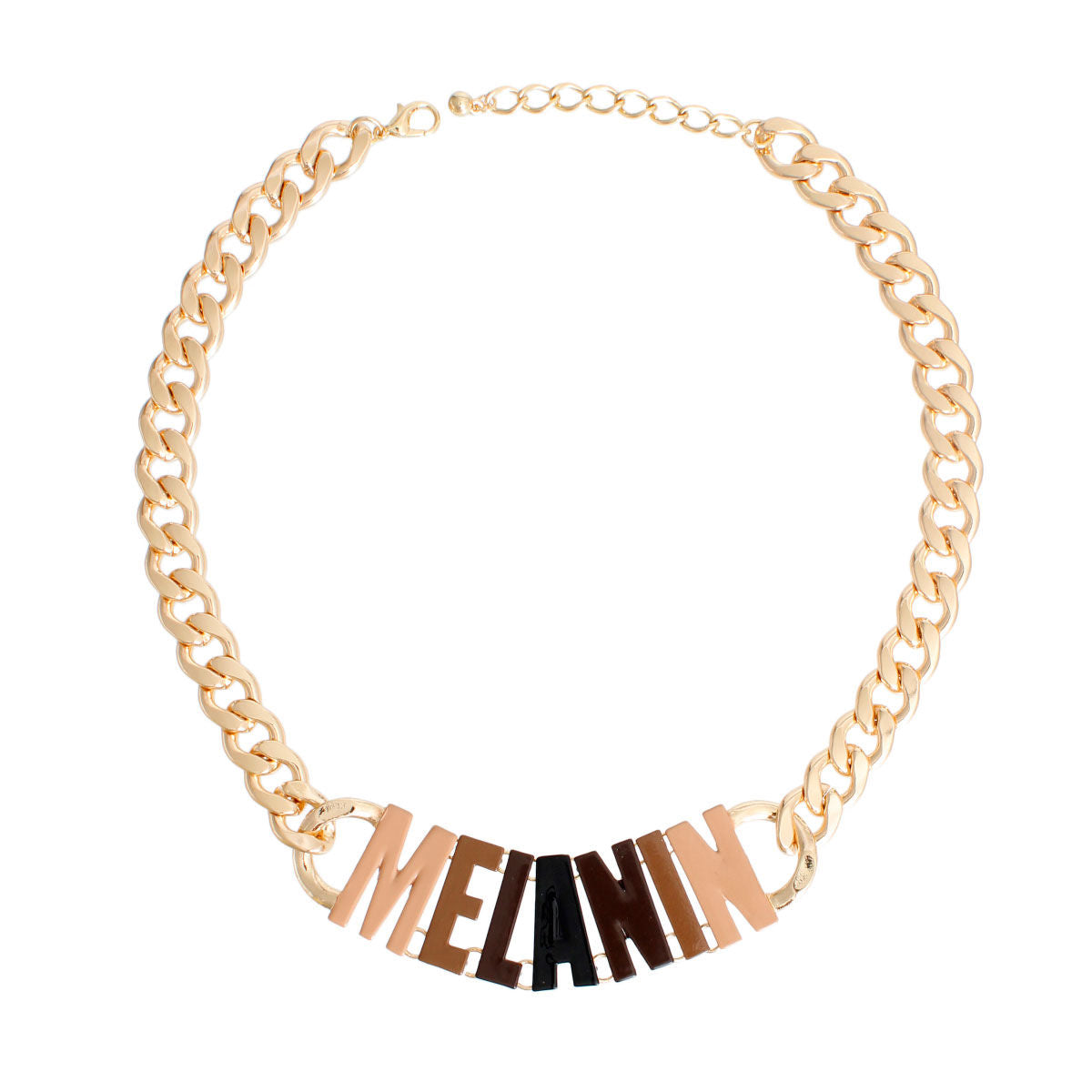 MELANIN Gold Chain Choker