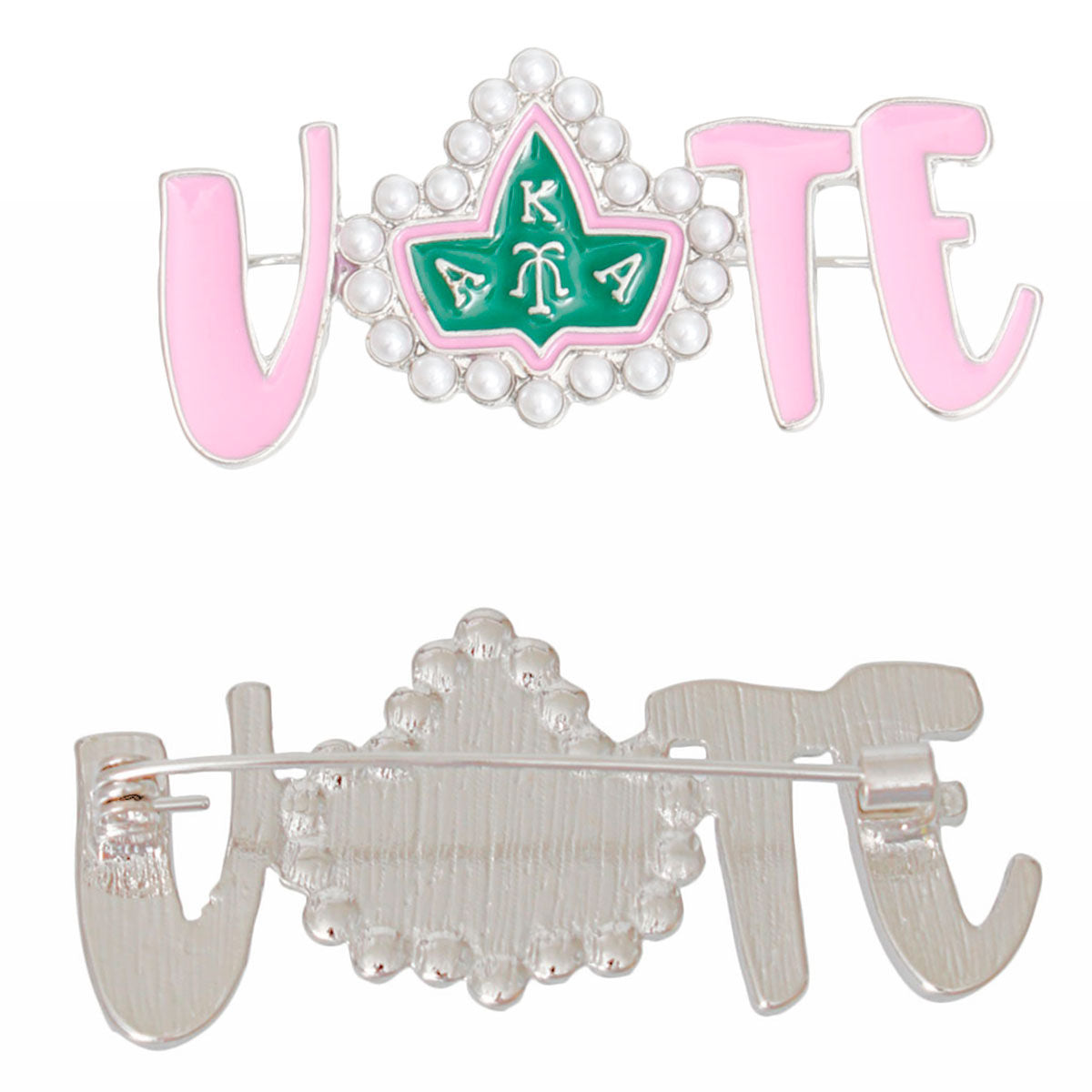 Brooch Alpha Kappa Vote Sorority Pin for Women