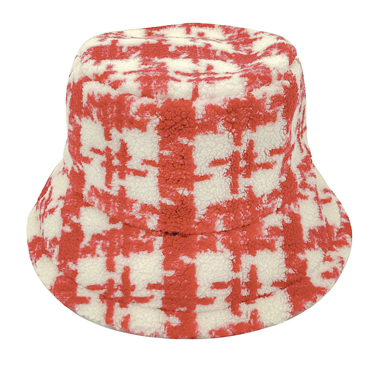 Red Sherpa Bucket Hat