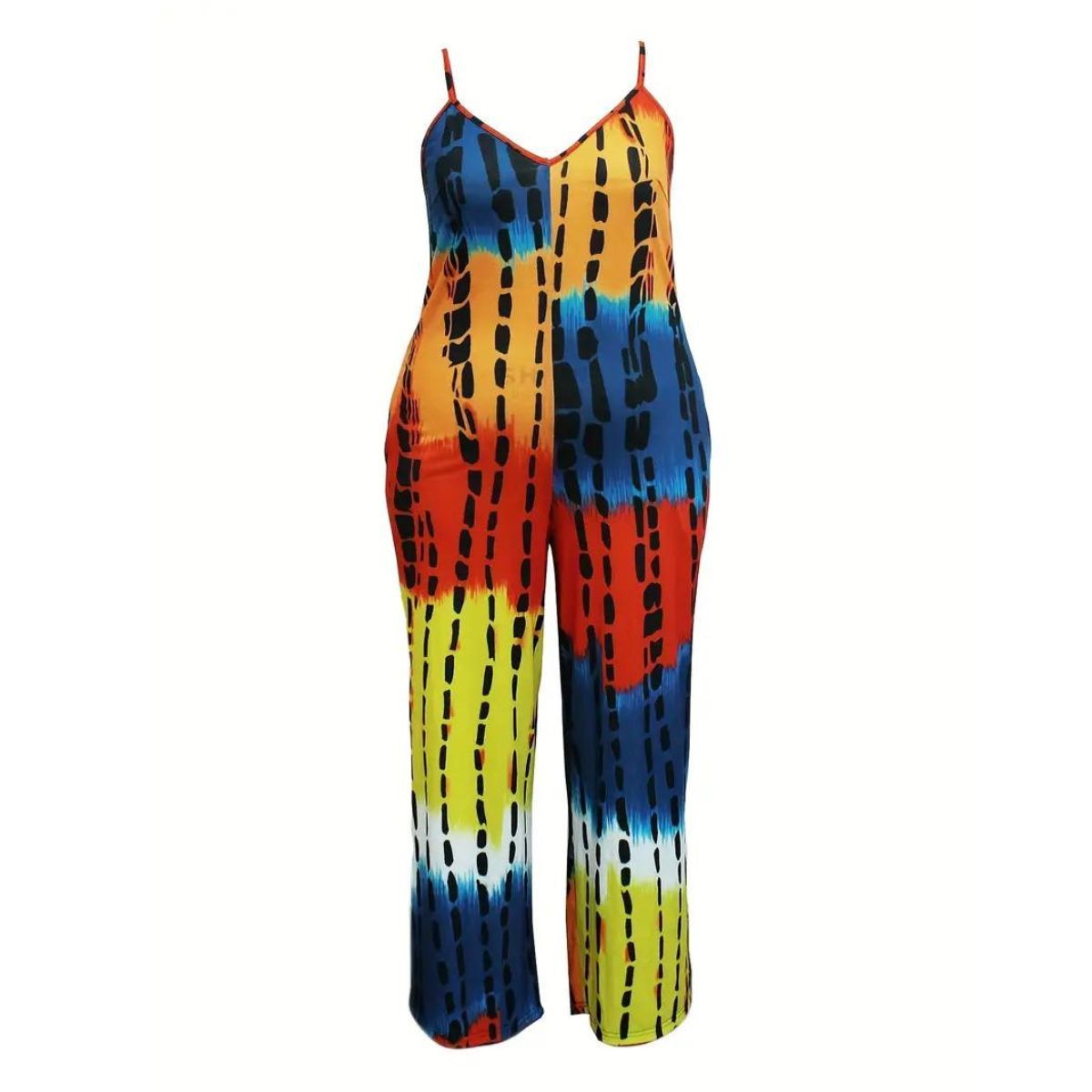 Rainbow Tie Dye 4XL Jumpsuit