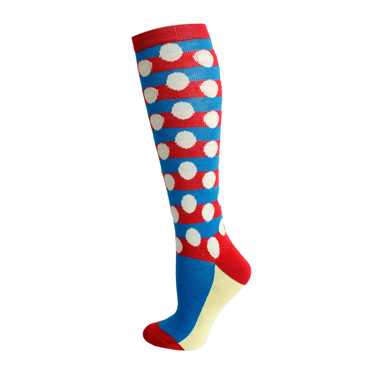 Red Polka Dot Knee High Socks